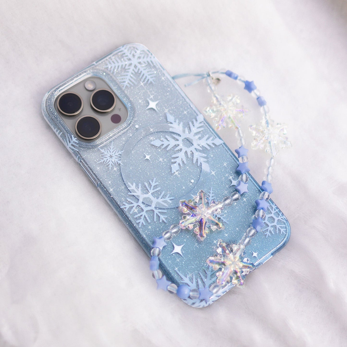 Snow Angel Phone Charm