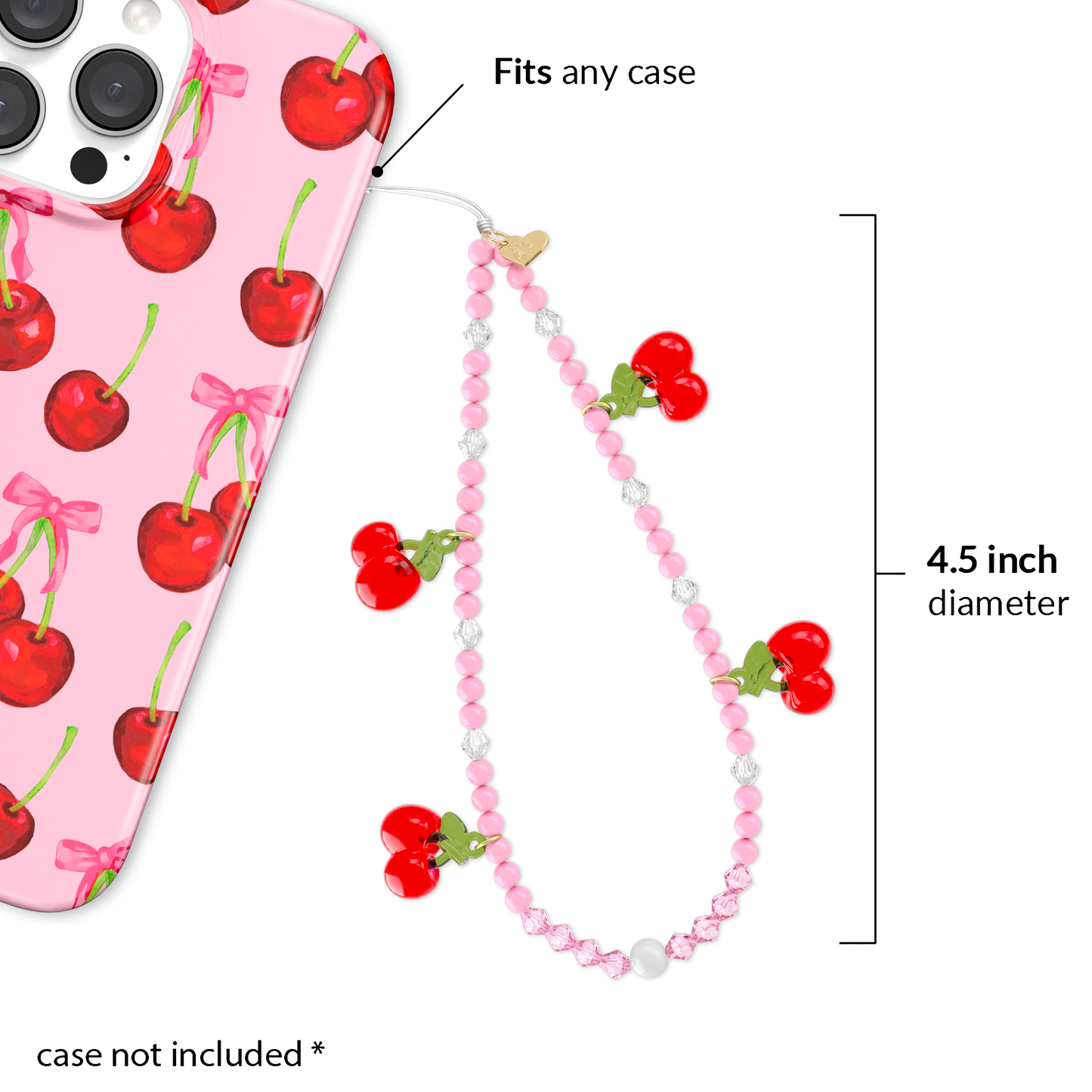 Sweet Cherry Phone Charm