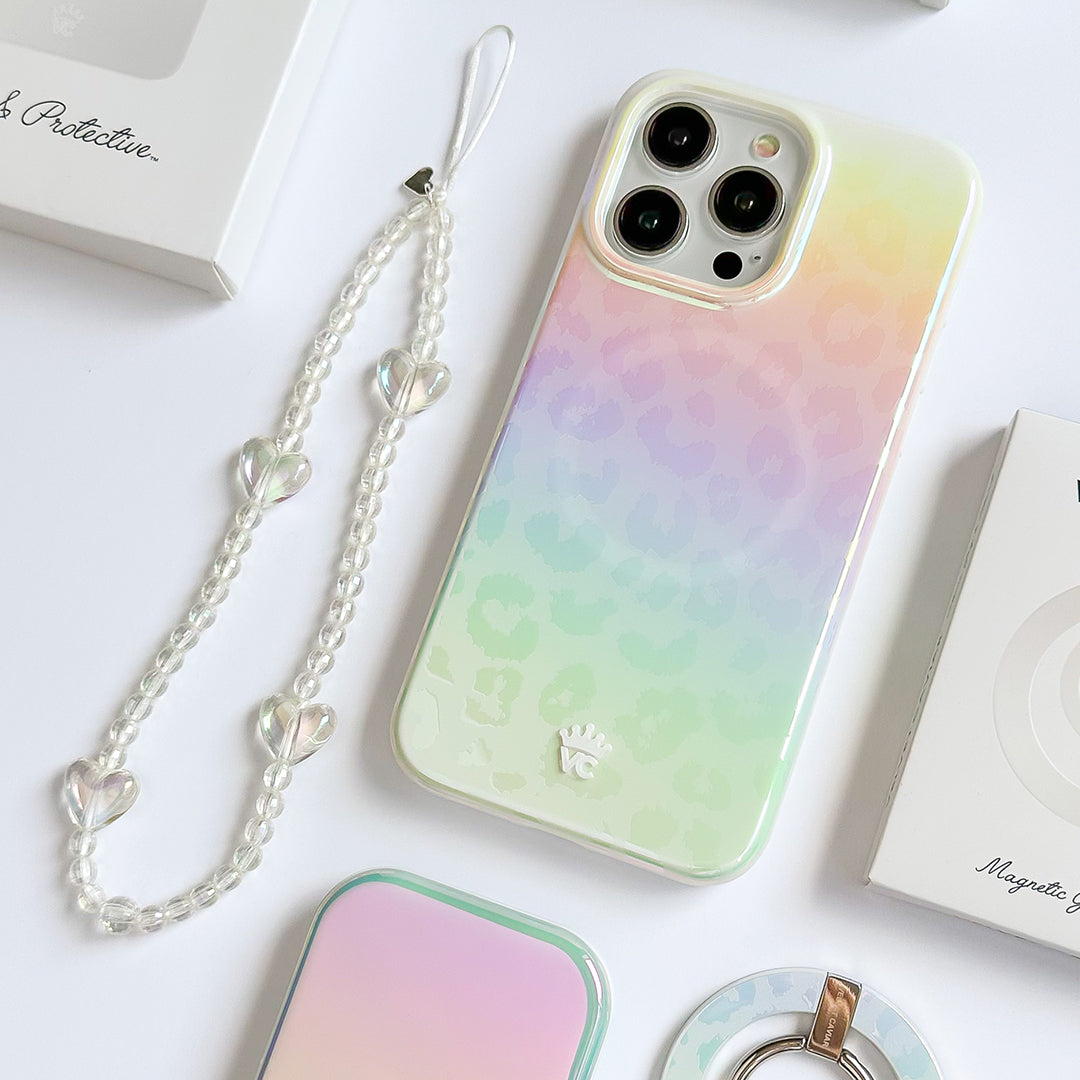Holo Heart Phone Charm
